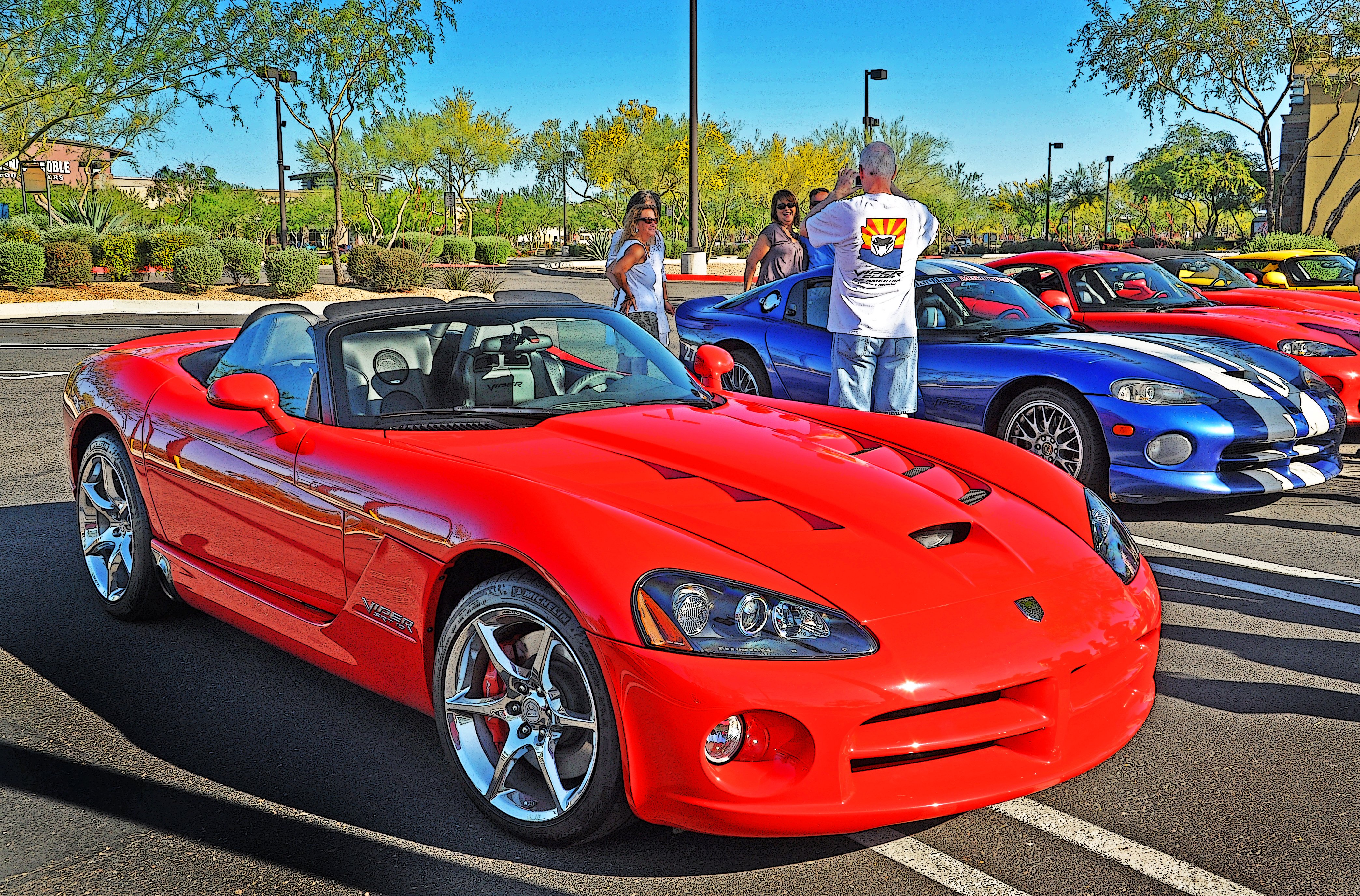 dodge, Gts, Muscle, Srt, Supercar, Viper, Cars, Usa, Red Wallpaper
