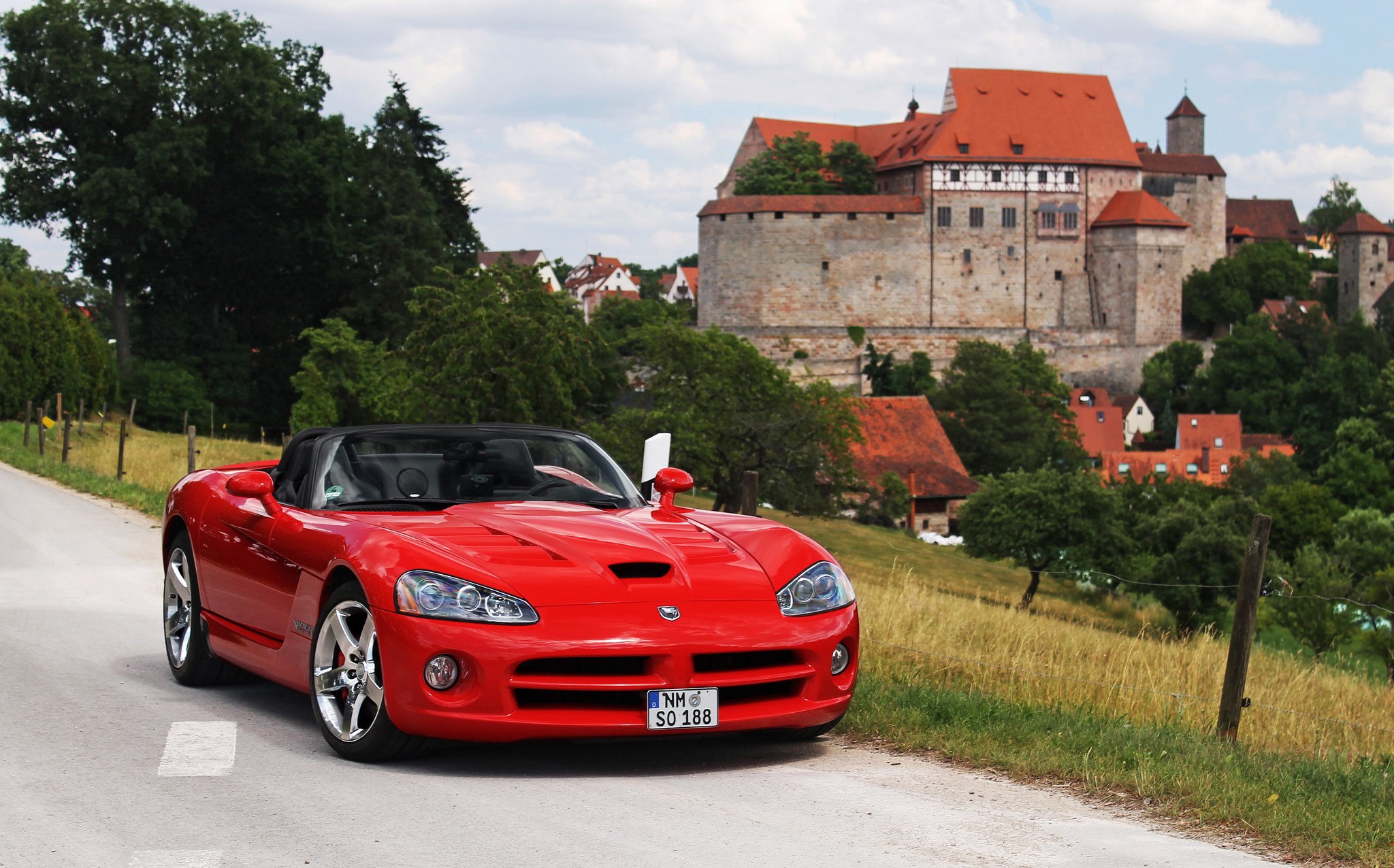 dodge, Gts, Muscle, Srt, Supercar, Viper, Cars, Usa, Red Wallpaper