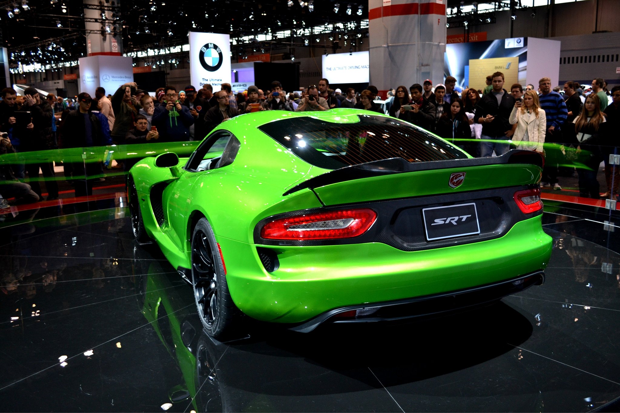 dodge, Gts, Muscle, Srt, Supercar, Viper, Cars, Usa, Blue, Green, Vert Wallpaper