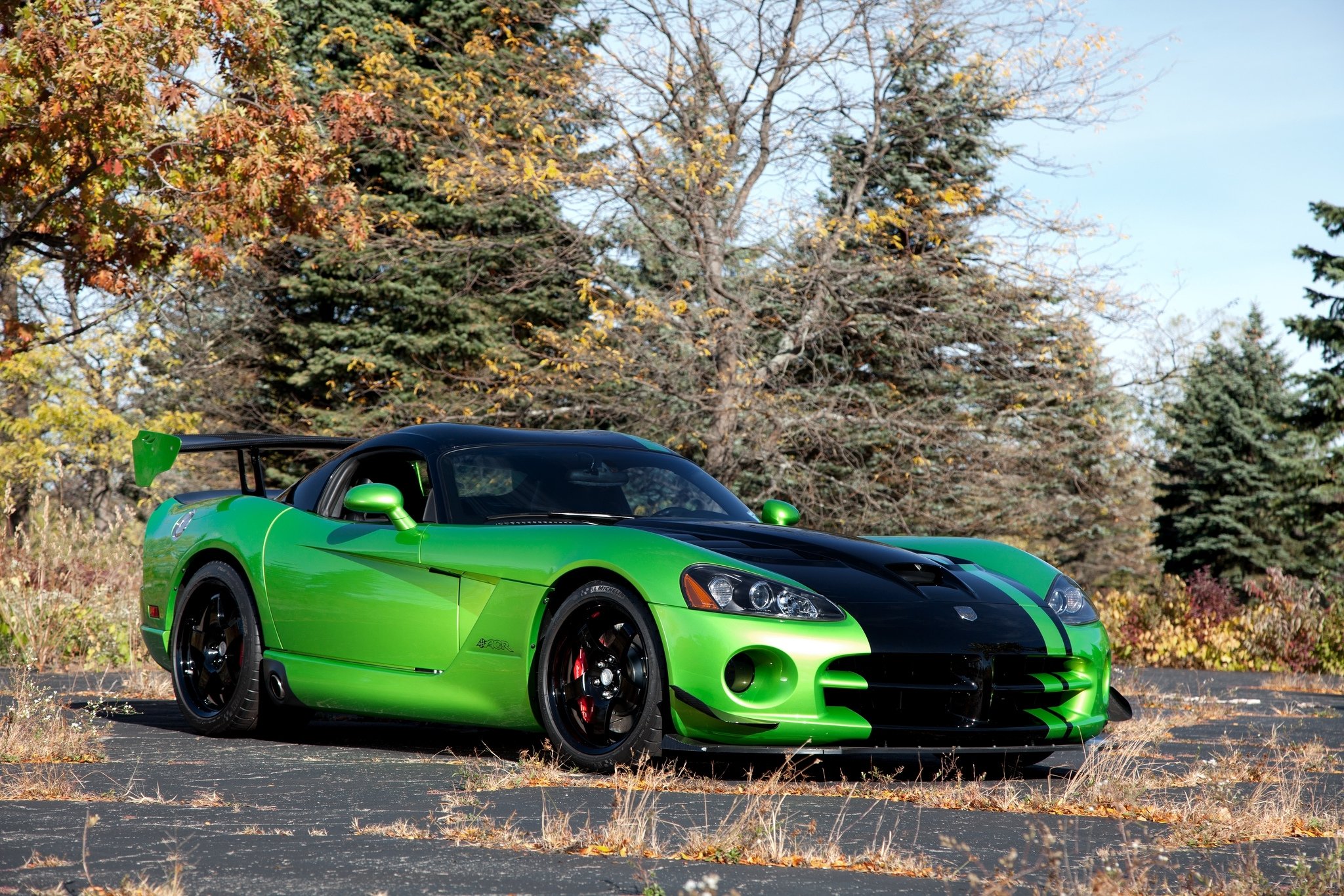 dodge, Gts, Muscle, Srt, Supercar, Viper, Cars, Usa, Blue, Green, Vert Wallpaper
