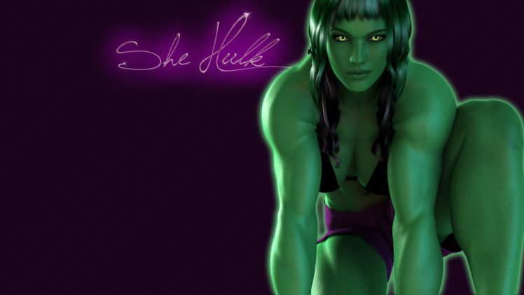 she hulk, Marvel, Comics, Superhero, Hulk, She HD Wallpaper Desktop Background