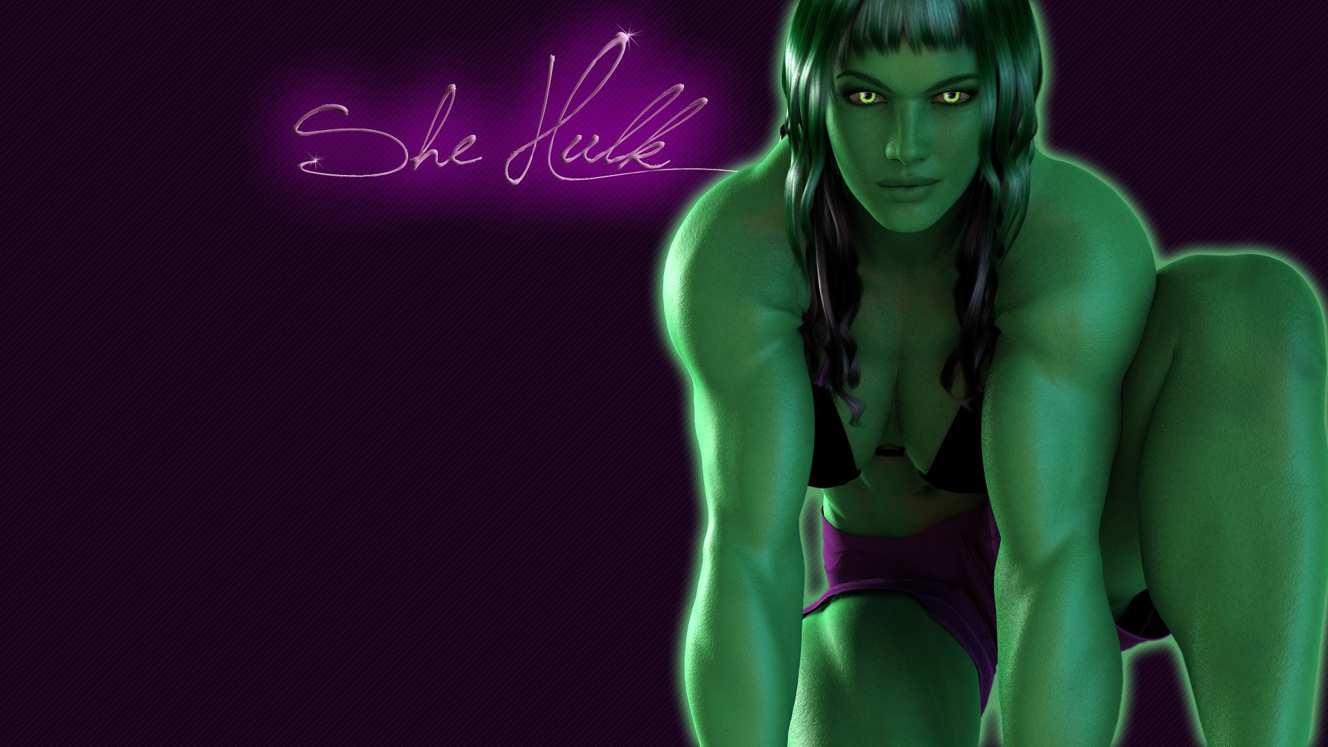 she hulk, Marvel, Comics, Superhero, Hulk, She Wallpaper