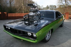 1971, Supercharged, Plymouth, Hemi, Cuda, Hot, Rod, Rods, Blower, Engine, Muscle, Barracuda