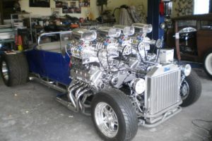 double, Trouble, Hot, Rod, Has, Two, Ford, Racing, Engine, Rods, Ford, Model t, Blower, Retro