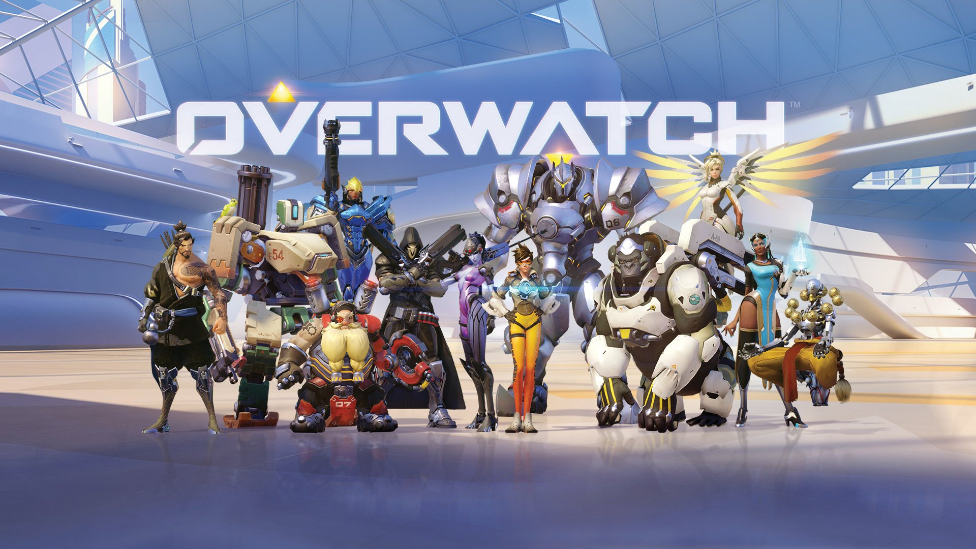 overwatch, Shooter, Action, Fighting, Sci fi, Mecha, Strategy Wallpaper
