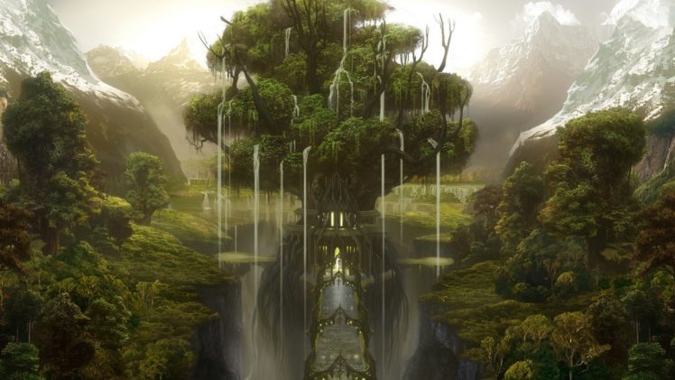 tree, Of, Life, Fantasy, World HD Wallpaper Desktop Background