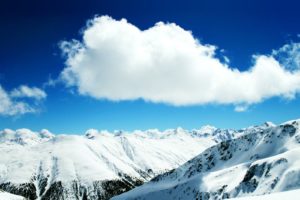 winter, Mountain, Snow, Cloud, Sky