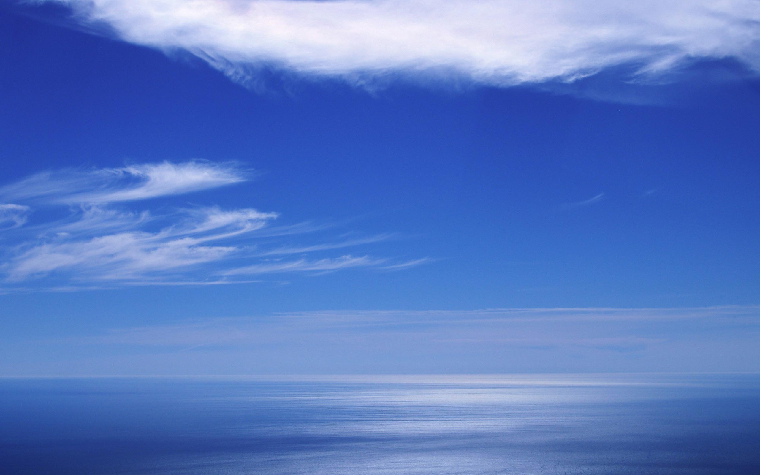 clouds, Skies, Sea Wallpaper