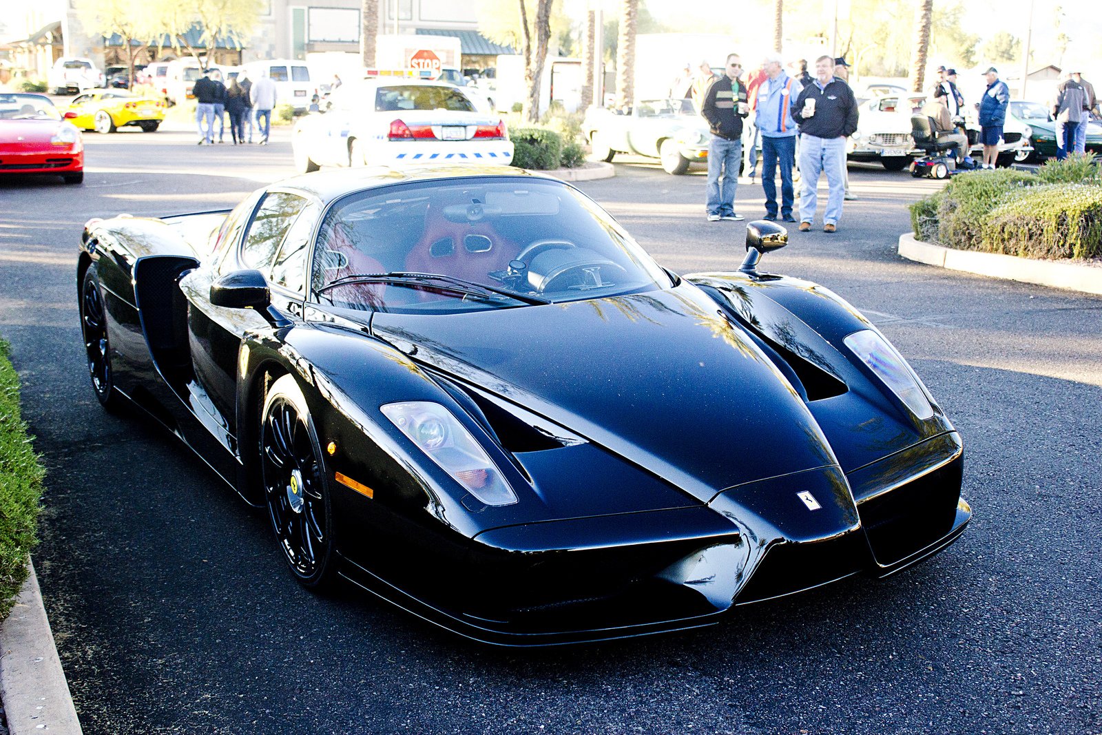 ferrari, Enzo, Supercars, Cars, Italia, Black, Noir Wallpaper