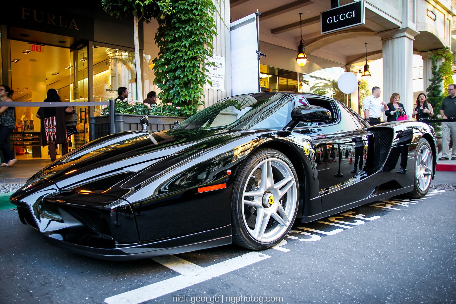 ferrari, Enzo, Supercars, Cars, Italia, Black, Noir Wallpaper