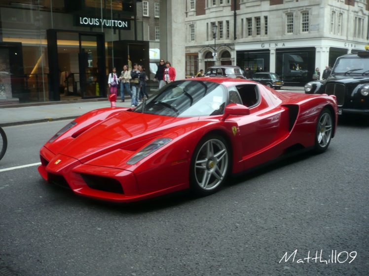 ferrari, Enzo, Supercars, Cars, Italia, Red, Rouge HD Wallpaper Desktop Background