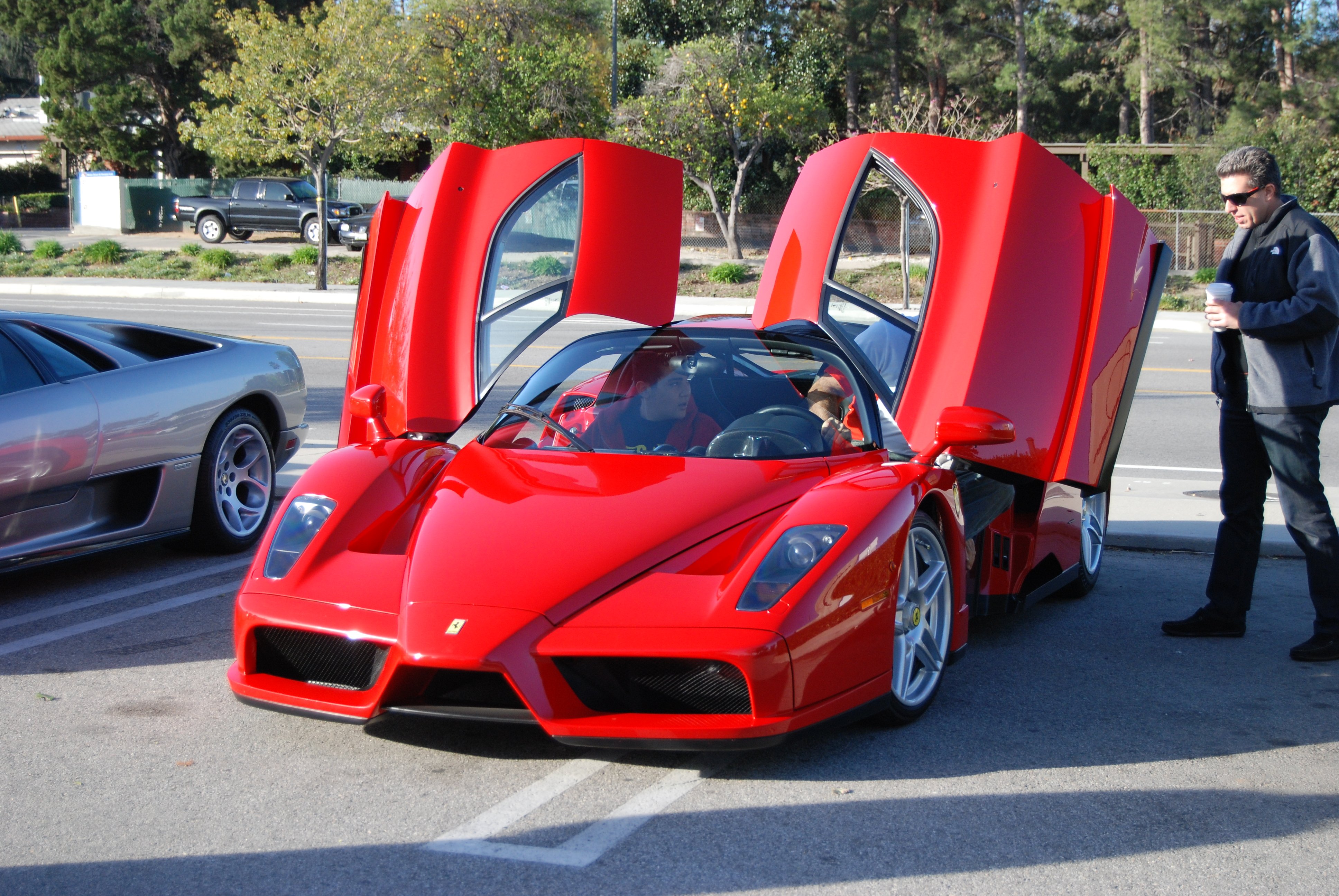 ferrari, Enzo, Supercars, Cars, Italia, Red, Rouge Wallpaper