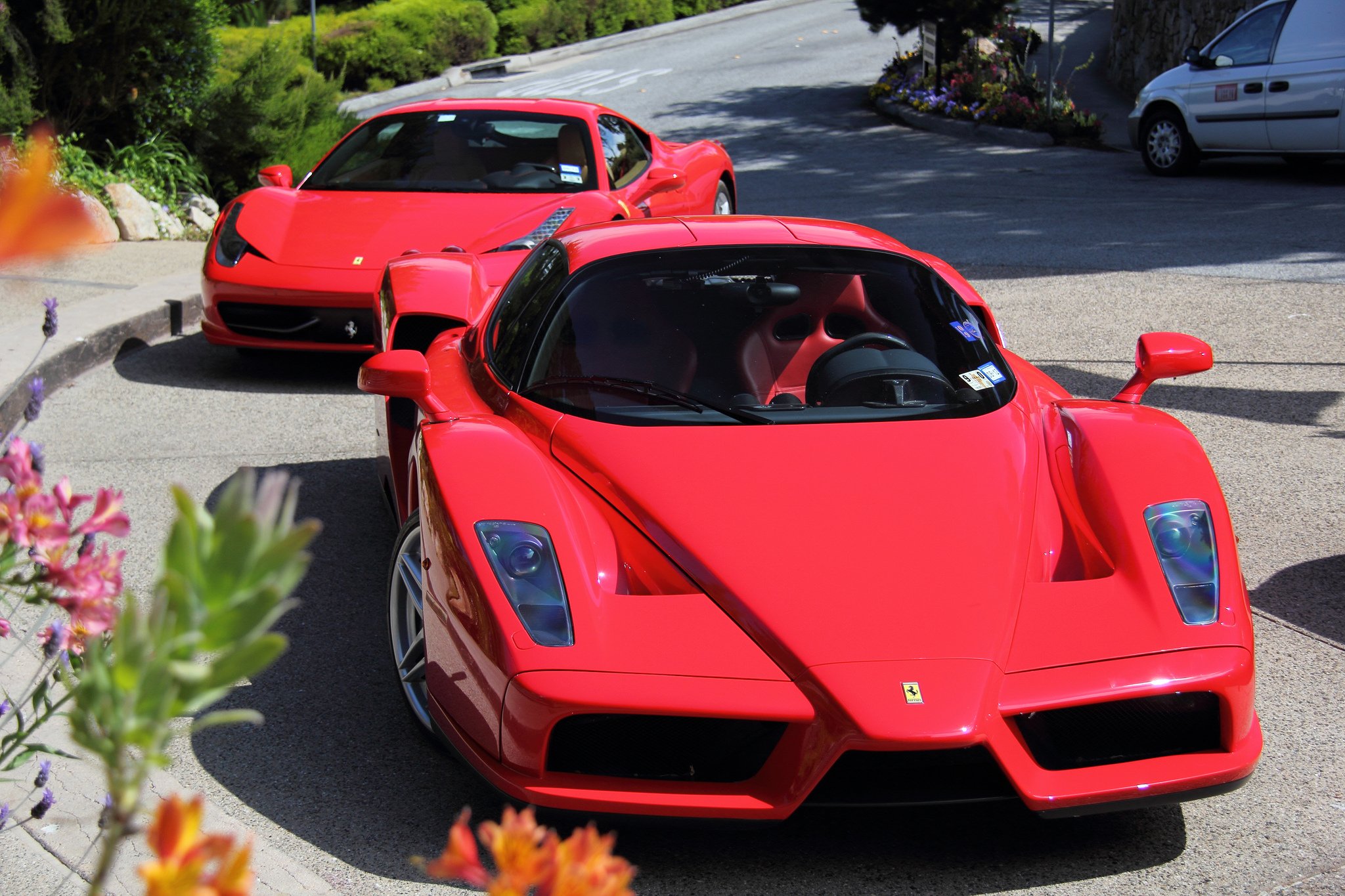 ferrari, Enzo, Supercars, Cars, Italia, Red, Rouge Wallpaper