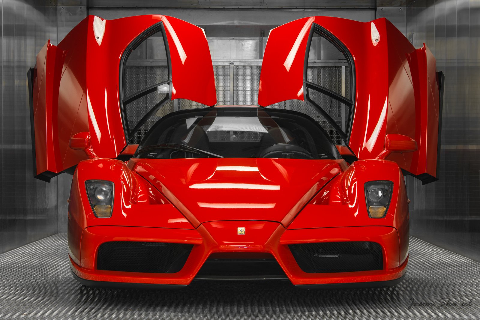 ferrari, Enzo, Supercars, Cars, Italia, Red, Rouge Wallpaper