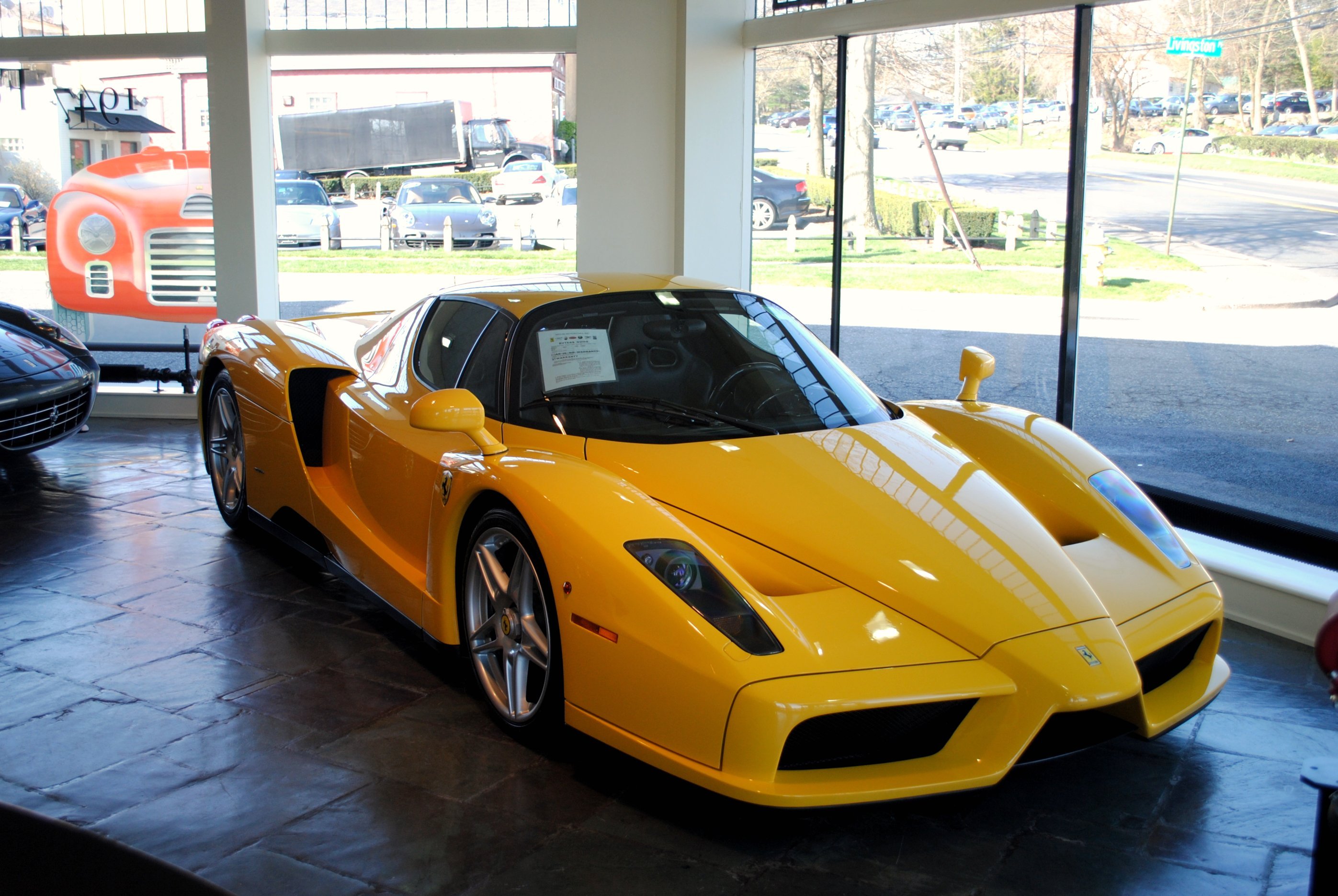 ferrari, Enzo, Supercars, Cars, Italia, Jaune, Yellow Wallpaper