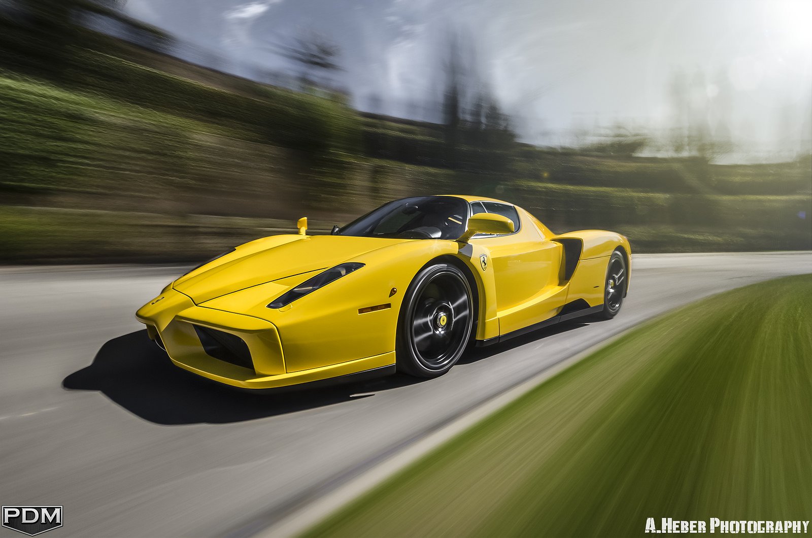 ferrari, Enzo, Supercars, Cars, Italia, Jaune, Yellow Wallpaper