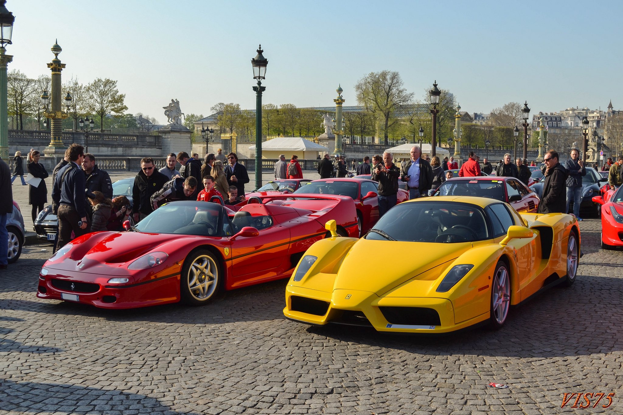 ferrari, Enzo, Supercars, Cars, Italia, Jaune, Yellow Wallpaper