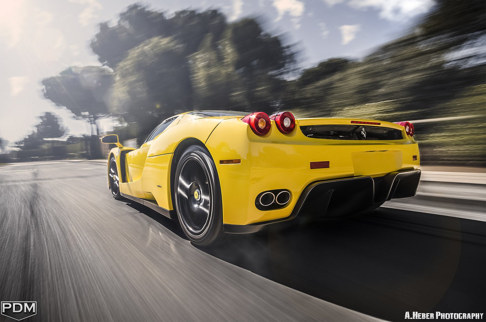 ferrari, Enzo, Supercars, Cars, Italia, Jaune, Yellow Wallpaper