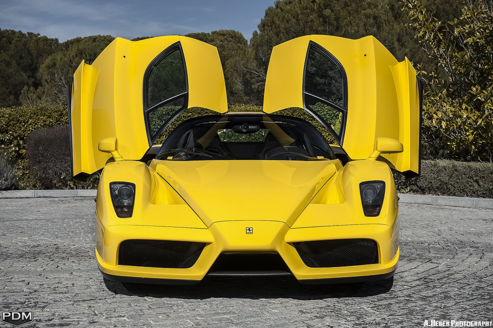 ferrari, Enzo, Supercars, Cars, Italia, Jaune, Yellow Wallpaper