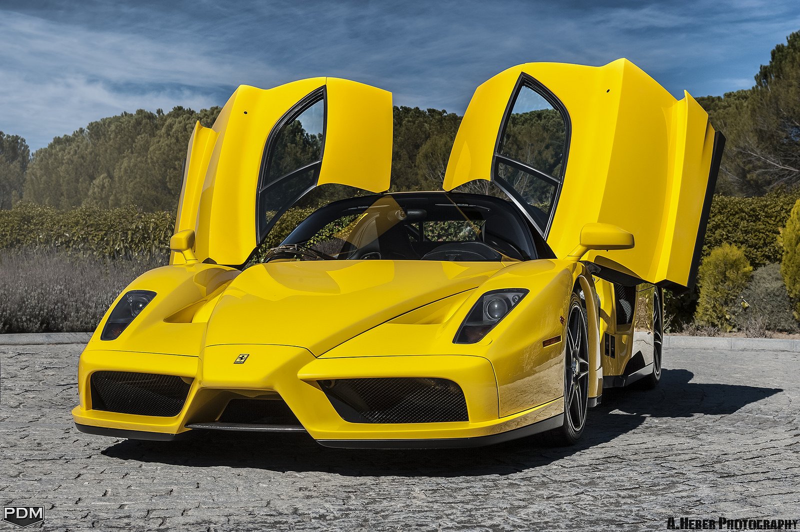 ferrari, Enzo, Supercars, Cars, Italia, Jaune, Yellow Wallpaper