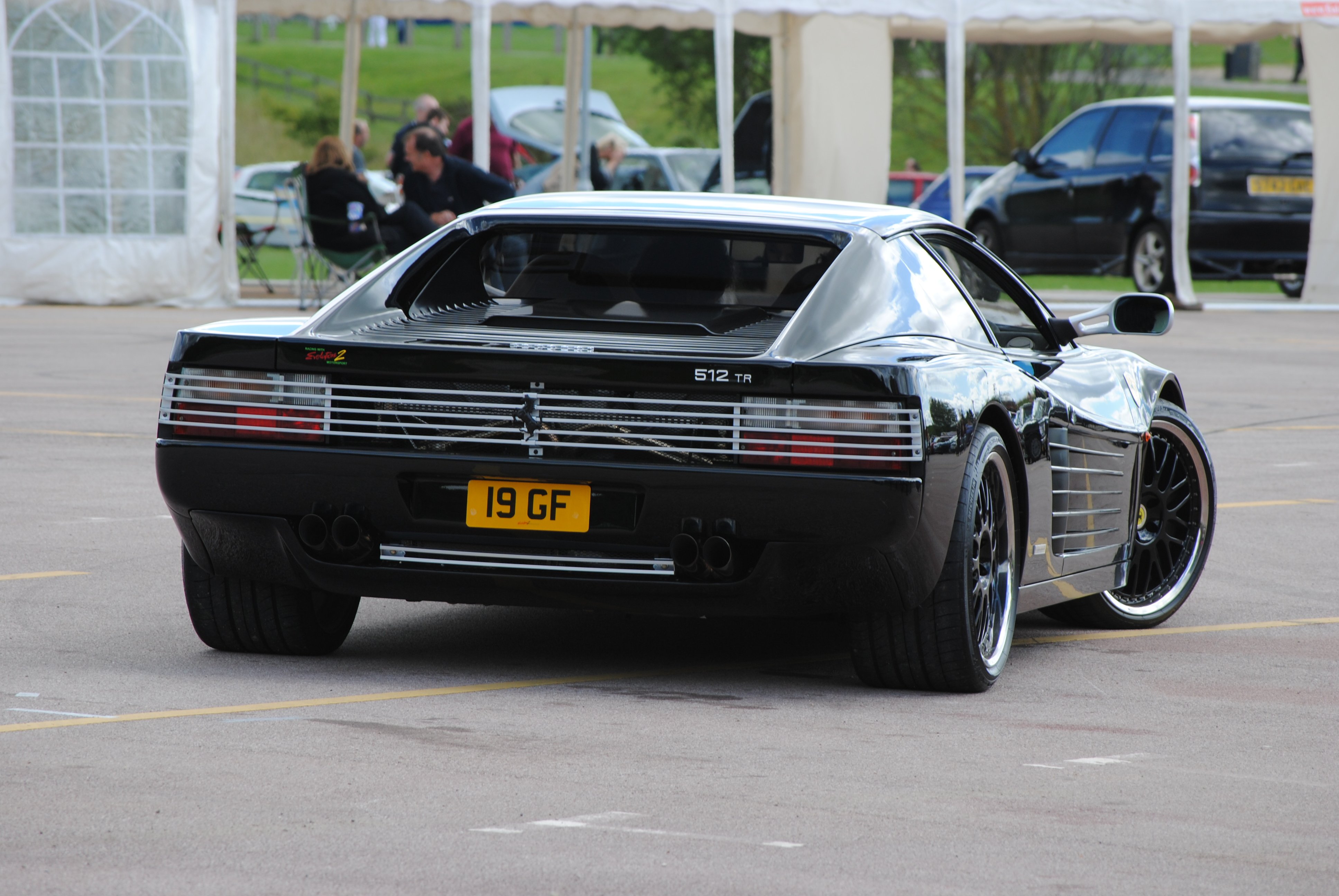 ferrari, Testarossa, 512, Tr, F512, M, Supercars, Cars, Italia, Black Wallpaper