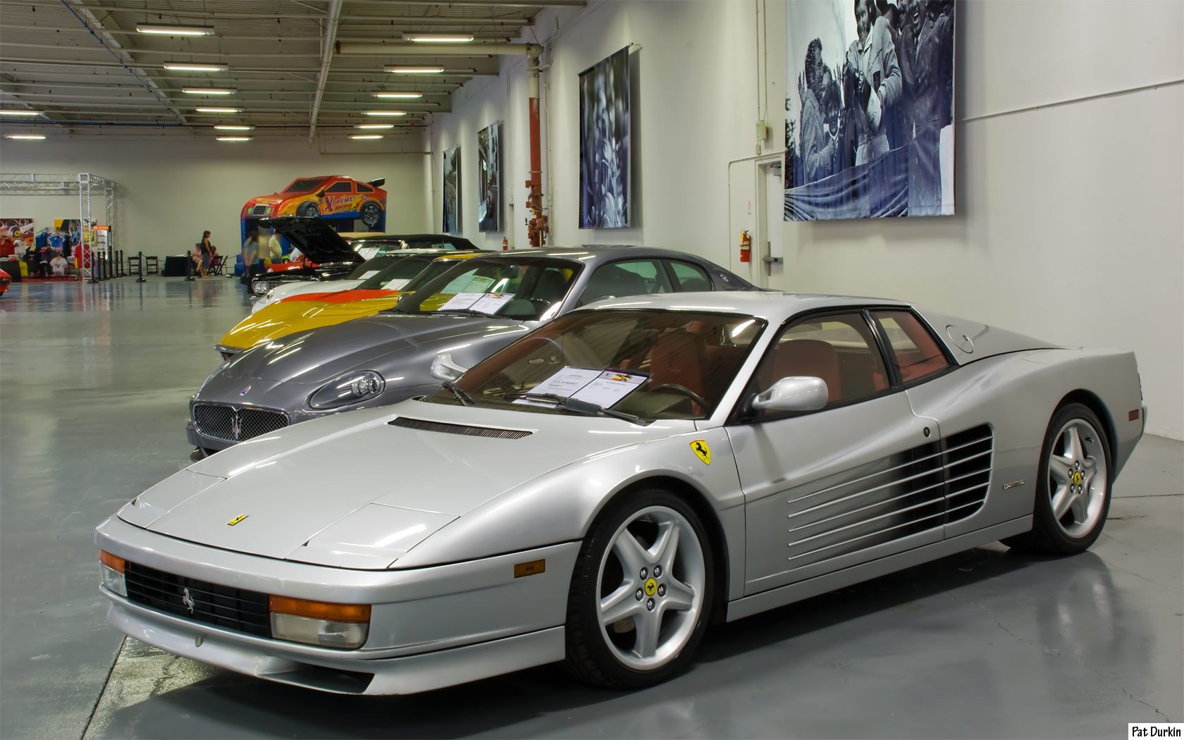 ferrari, Testarossa, 512, Tr, F512, M, Supercars, Cars, Italia, White, Grey, Gris Wallpaper