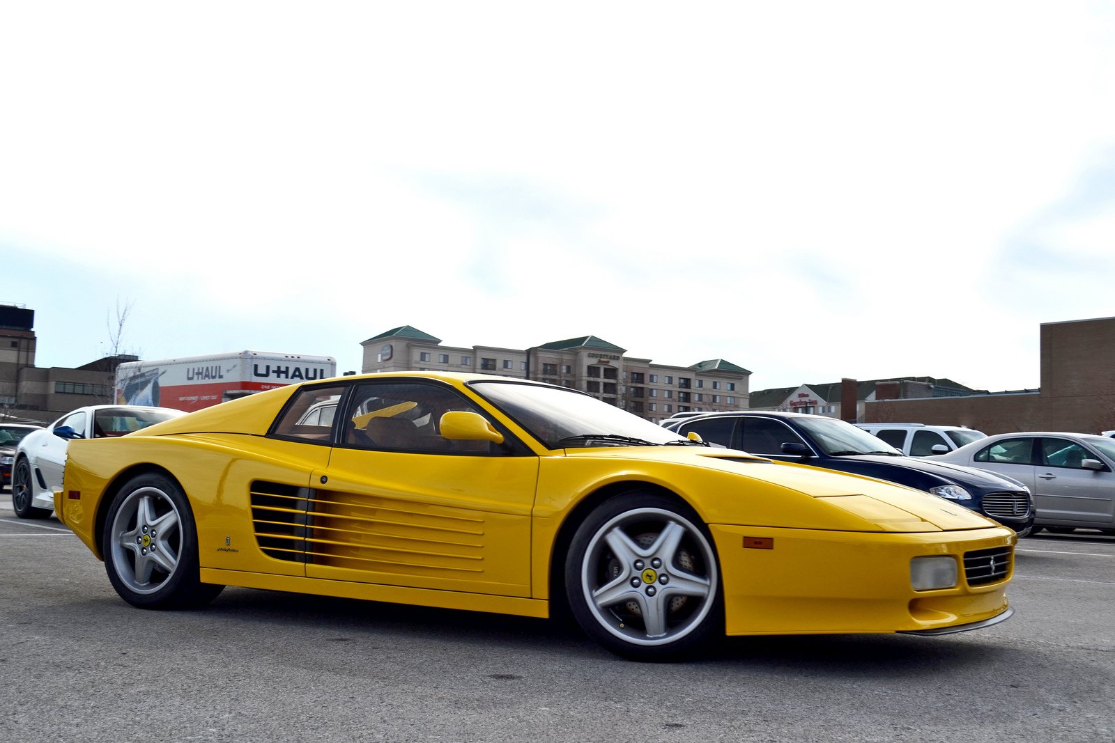 ferrari, Testarossa, 512, Tr, F512, M, Supercars, Cars, Italia, Jaune, Yellow Wallpaper