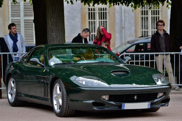 ferrari, 550, 575, Maranello, Coupe, Supercars, Cars, Italia, Green HD Wallpaper Desktop Background