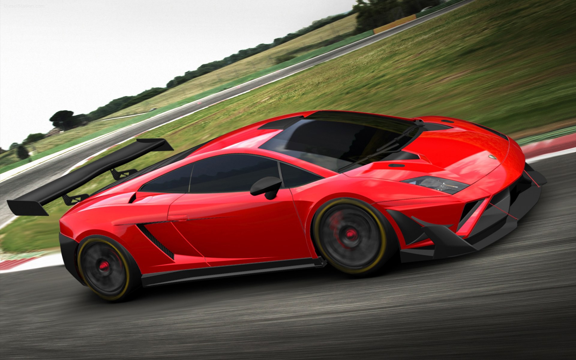 cars, Lamborghini, Gallardo, Gt3 Wallpaper