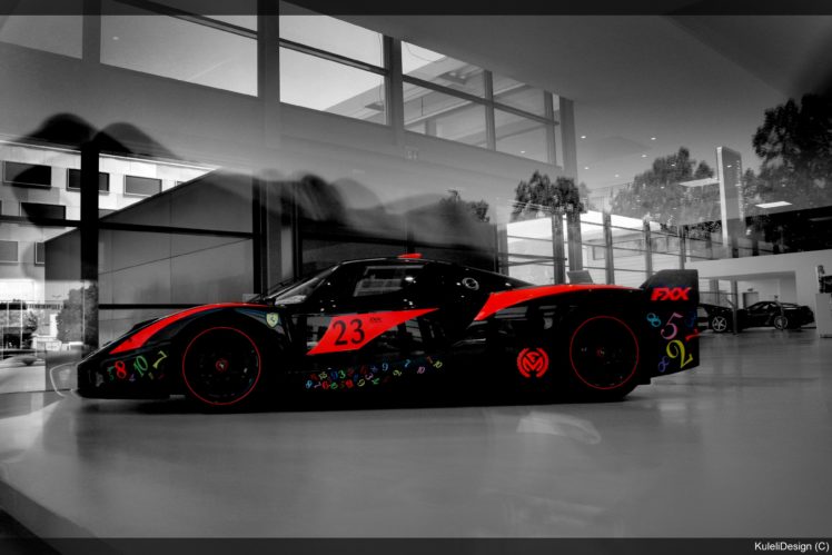 ferrari, Fxx, Enzo, Racecars, Supercars, Cars, Race, Italia, Black, Noir, Nero HD Wallpaper Desktop Background