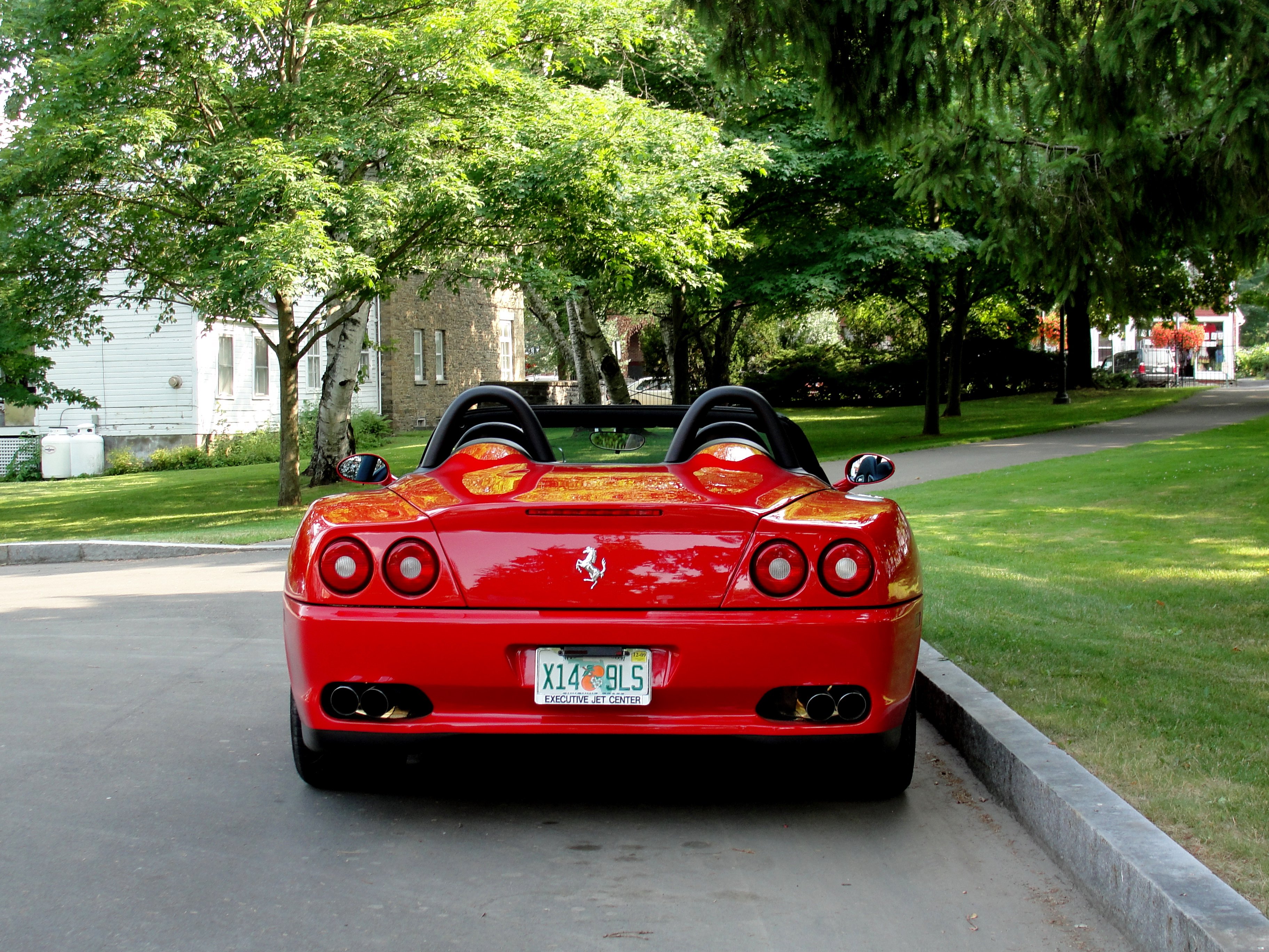 ferrari, 550, Barchetta, Convertible, Cars, Italia, Red, Rouge, Rosso Wallpaper