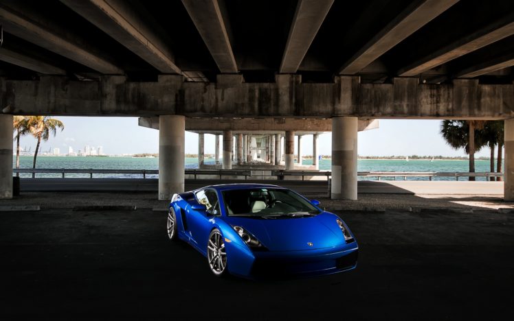 blue, Cars, Supercars, Lamborghini, Gallardo, Blue, Cars HD Wallpaper Desktop Background