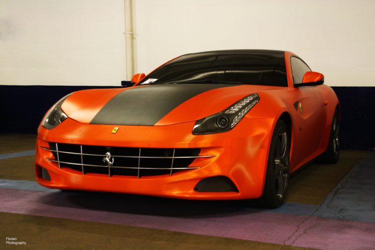 ferrari, Ferrari, Ff, Ff, 2 2, Coupe, Supercars, Cars, Italia, Orange HD Wallpaper Desktop Background