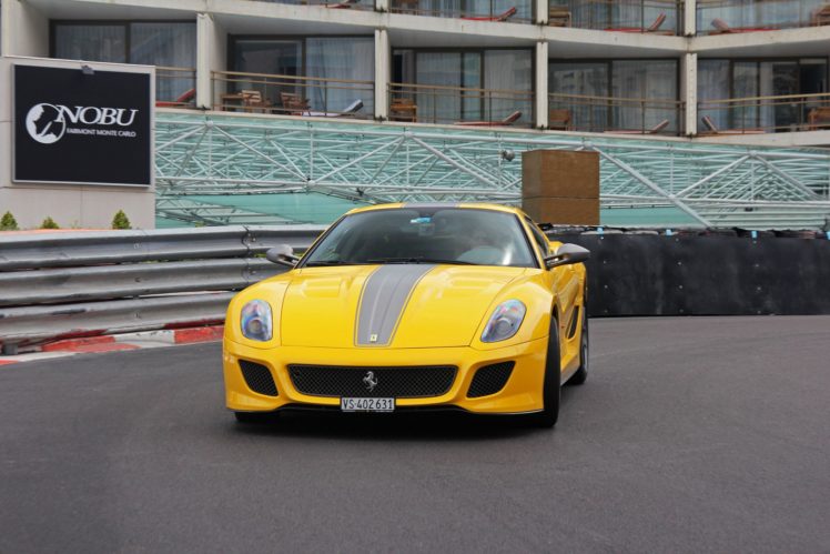 599, Ferrari, Gto, Cars, Supercars, Coupe, Jaune, Yellow HD Wallpaper Desktop Background