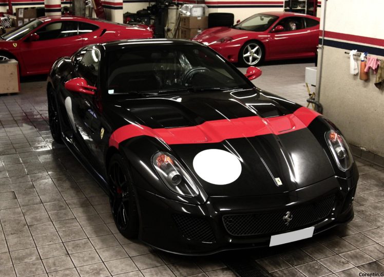 599, Ferrari, Gto, Cars, Supercars, Coupe, Noir, Black HD Wallpaper Desktop Background