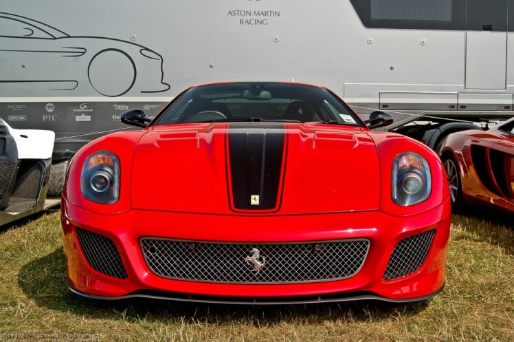 599, Ferrari, Gto, Cars, Supercars, Coupe, Red, Rouge, Rosso HD Wallpaper Desktop Background