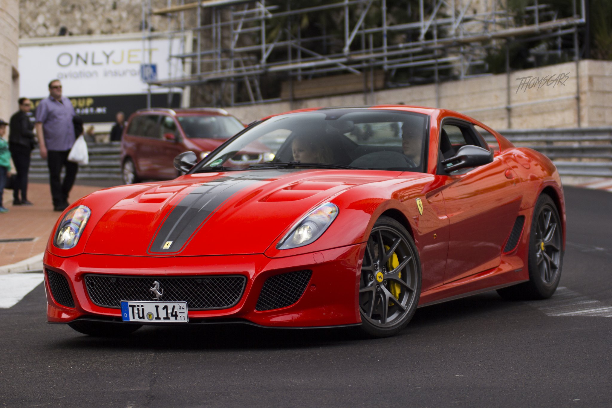 Ferrari 599 GTO красная