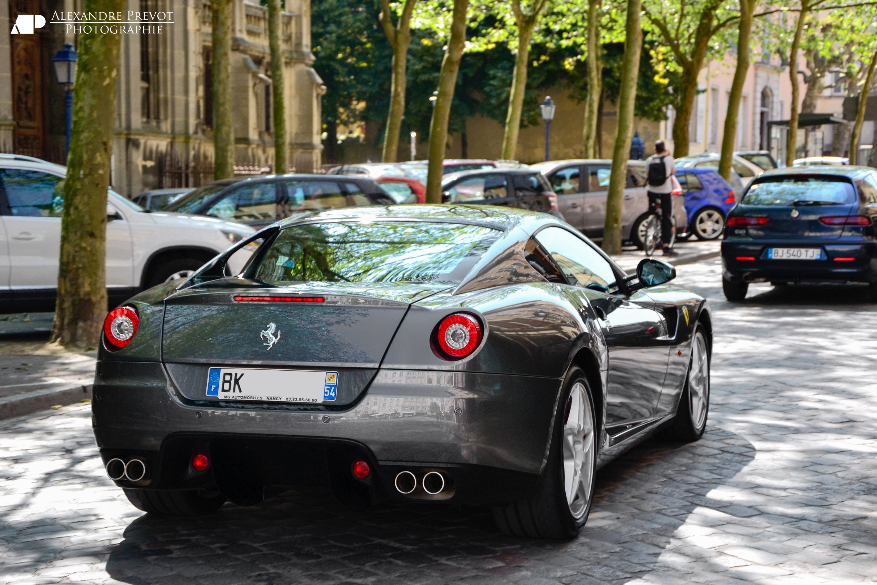 ferrari, 599, Gtb, Fiorano, Coupe, Cars, Supercars, Italia, Gris, Grey Wallpaper