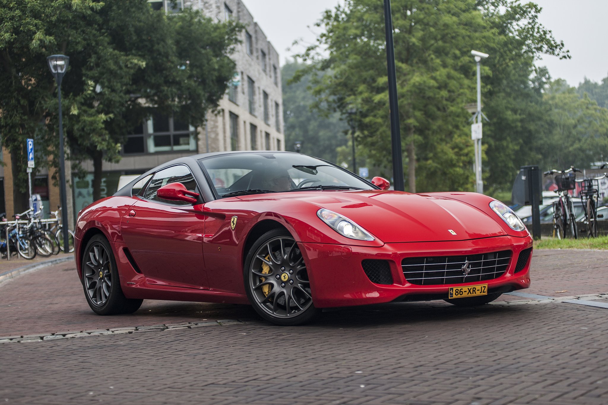 ferrari, 599, Gtb, Fiorano, Coupe, Cars, Supercars, Italia, Rouge, Red