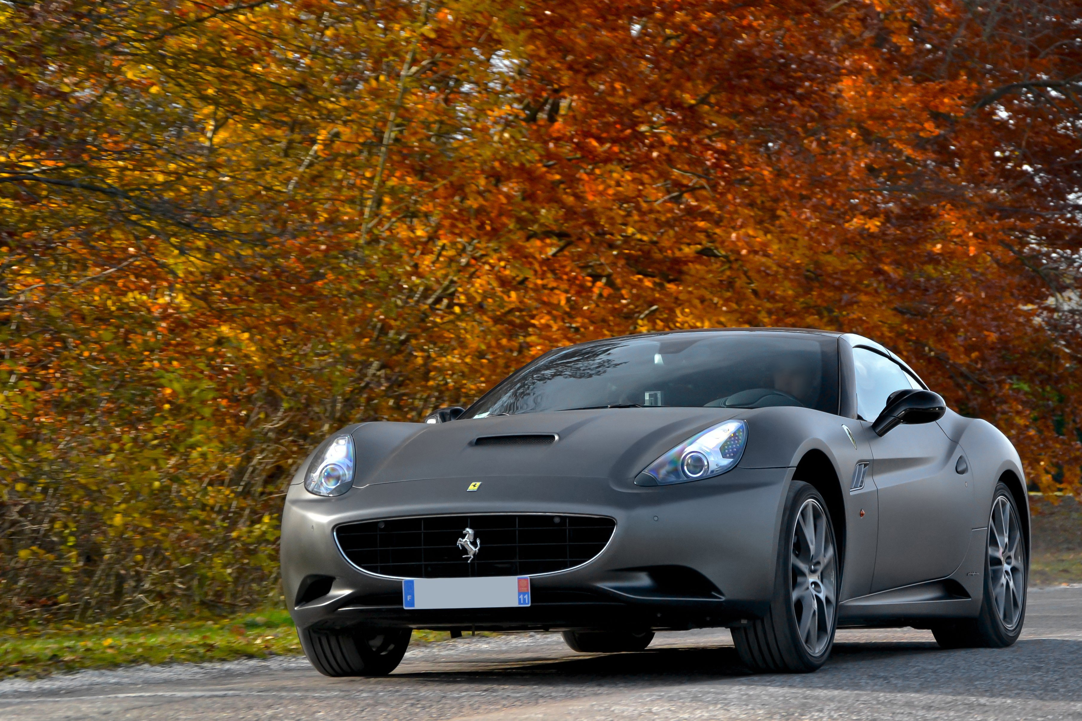 ferrari, California, Convertible, Supercars, Cars, Cabriolet, Italia, Gris, Grey Wallpaper