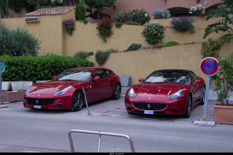 ferrari, California, Convertible, Supercars, Cars, Cabriolet, Italia, Red, Rouge, Rosso HD Wallpaper Desktop Background