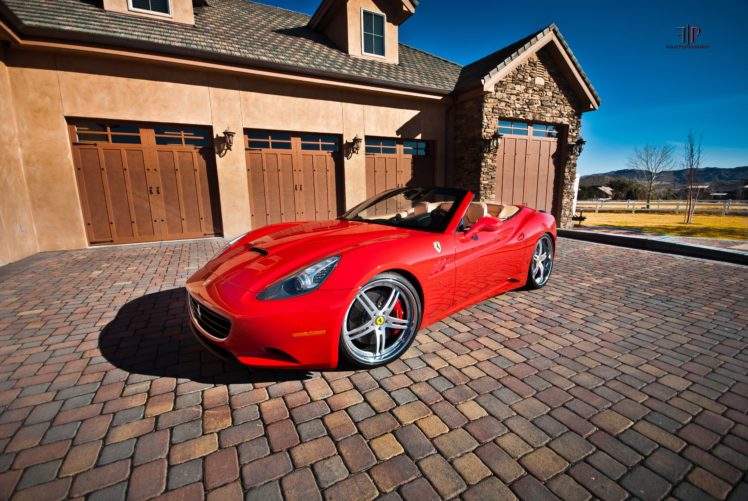 ferrari, California, Convertible, Supercars, Cars, Cabriolet, Italia, Red, Rouge, Rosso HD Wallpaper Desktop Background