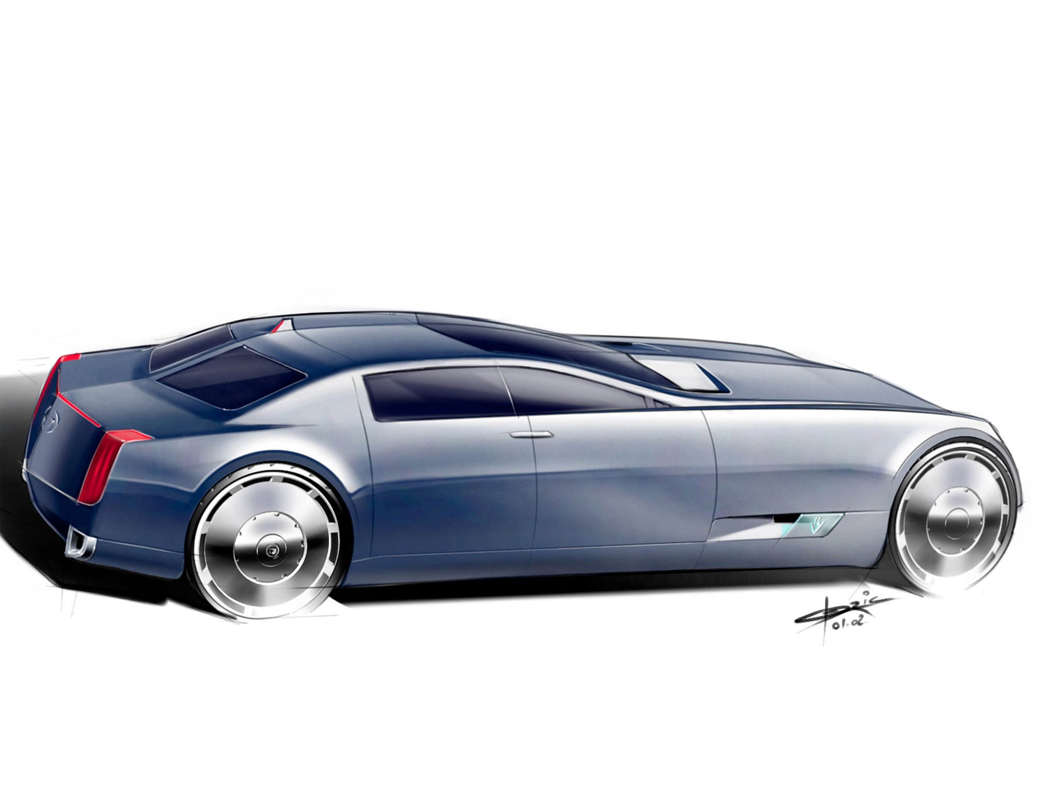 2003, Cadillac, Sixteen, Concept, Luxury Wallpaper