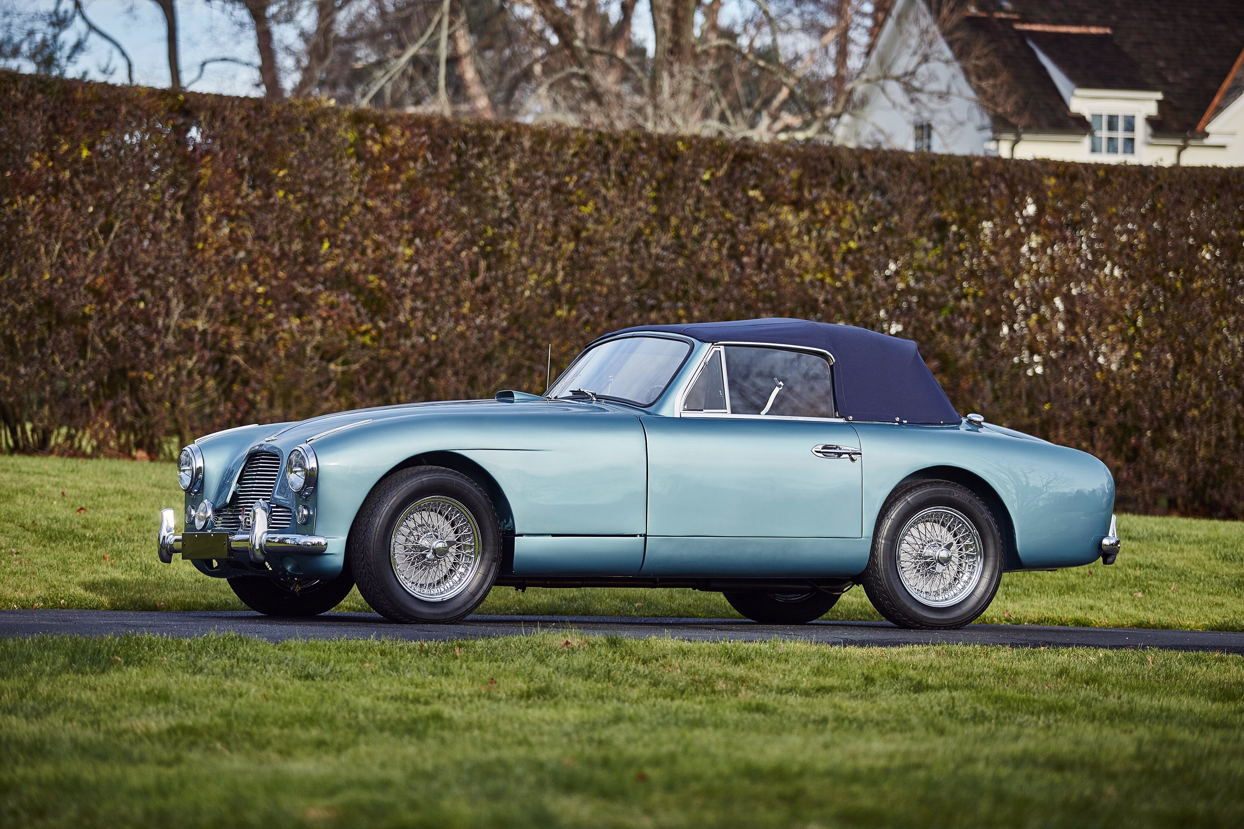 1955, Aston, Martin, Db24, Drophead, Coupe, Mulliner, Mkii, Retro Wallpaper