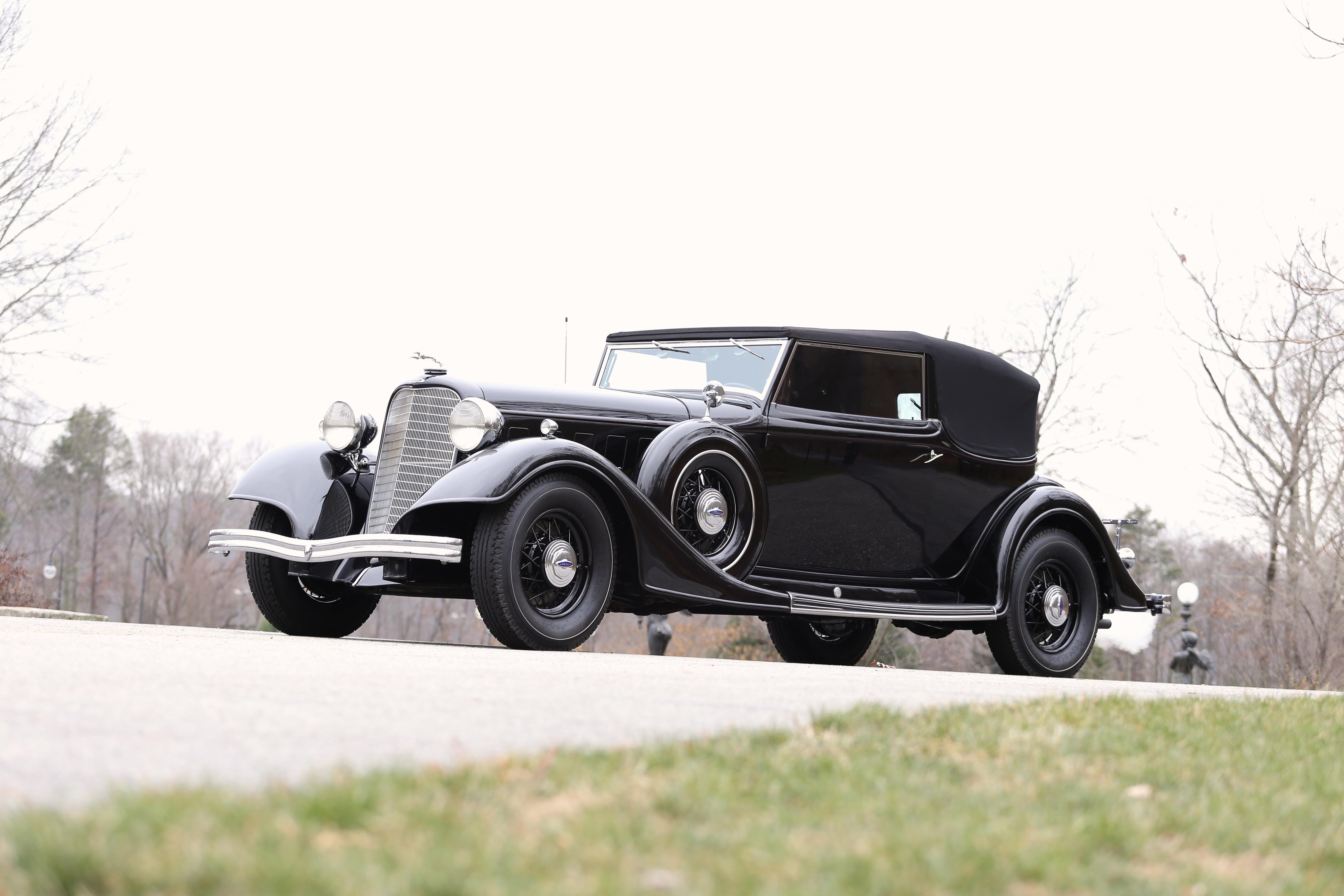 1934, Lincoln, Model kb, Convertible, Victoria, Brunn, 271 280, Retro, Luxury Wallpaper