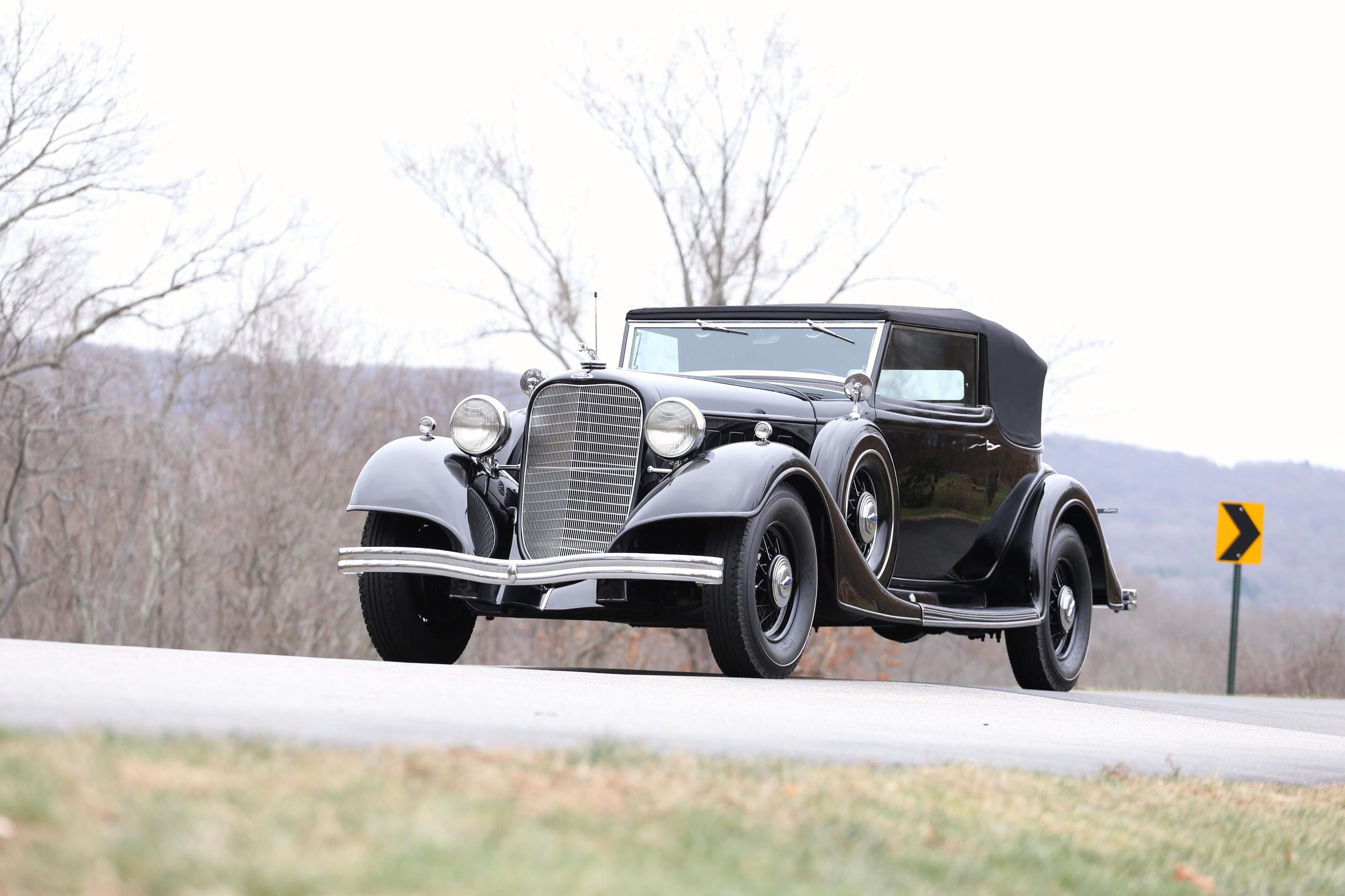 1934, Lincoln, Model kb, Convertible, Victoria, Brunn, 271 280, Retro, Luxury Wallpaper