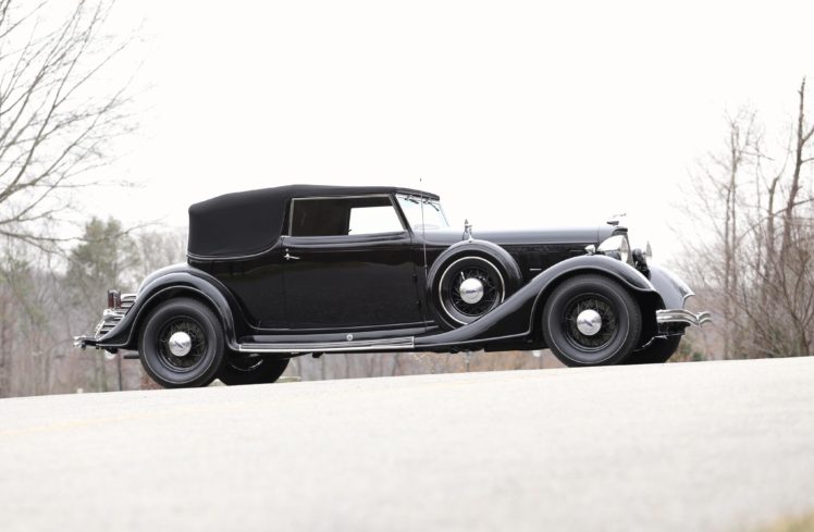 1934, Lincoln, Model kb, Convertible, Victoria, Brunn, 271 280, Retro, Luxury HD Wallpaper Desktop Background
