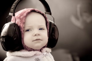 headphones, Mood, Babies, Children, Face, Eyes, Cute