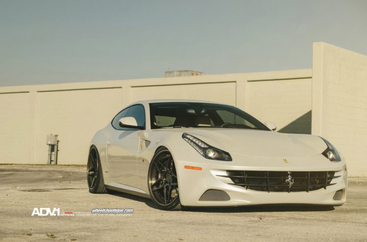 2014, Adv1, Wheel, Tuning, Ferrari, Ff, 2 2, Cars, Supercars, White HD Wallpaper Desktop Background