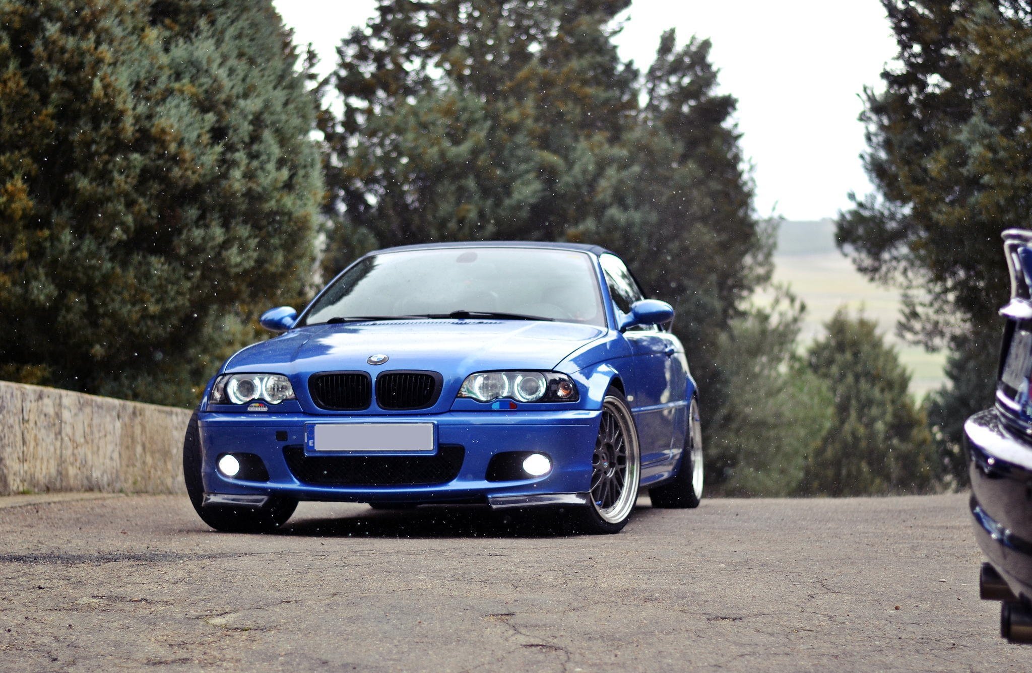 Bmw E46 330 Blue Bbs Car Wallpapers Hd Desktop And Mobile Backgrounds